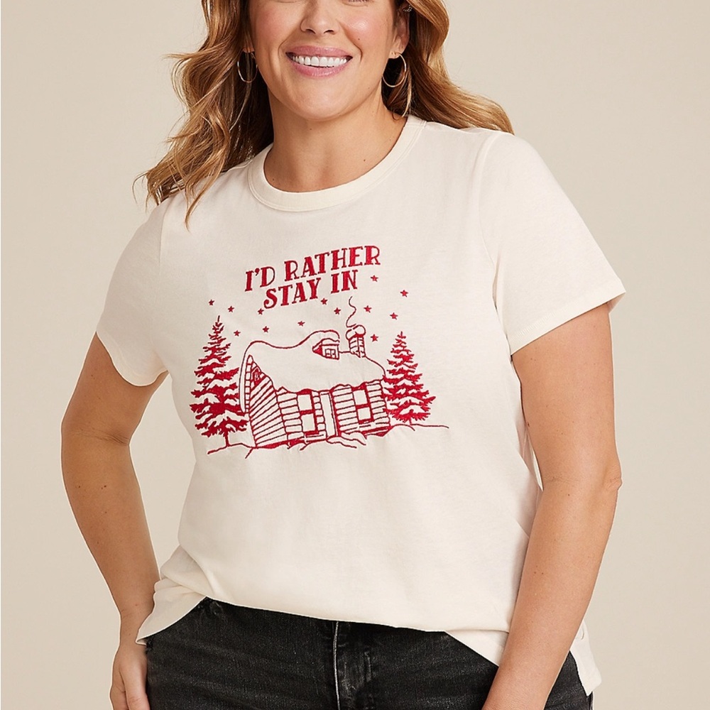 Maurice’s 2XL embroidered classic fit tee